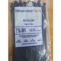 Cable Ties 198x 4.7 Black -t50r