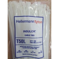 Cable Ties 392x 4.7 White -t50l