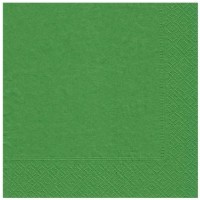 Serviettes - 2 Ply Emerald Green