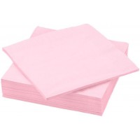 Serviettes - 2 Ply Light Pink