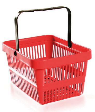 Shopping Basket Red