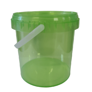 BUC105 Bucket 1Lit Fino Transparent Green