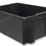 Stackable Crate 40lit Black