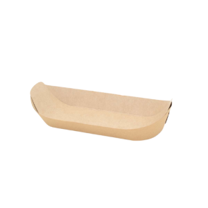FOO250 Kraft Boat Shape Small