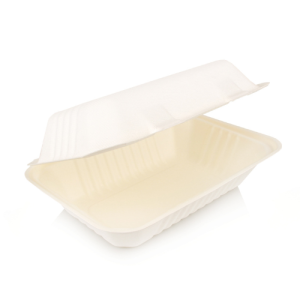 FOO420 Bagasse Single Meal Box 1000ml