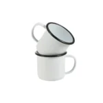 Enamel - Mug 8cm White /each