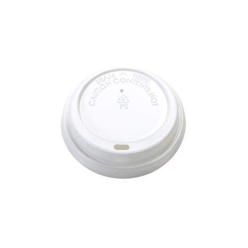 Cups Ripple Lid Sip 350ml - White /1000