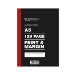 A5 128pg Manuscript Feint Margin