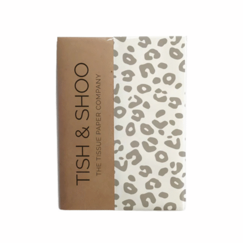 Printed Leopard Tissue Paper - Pack Of 5