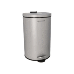 Pedal Trash Can Grey 12L Stainless Steel
