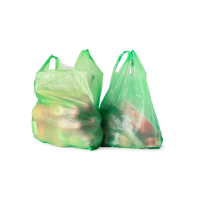 Plastic Carry Bags Green - Image 2
