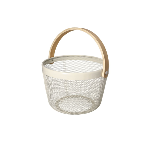 Mesh Stainless Steel Storage Basket 26cm