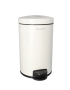 Pedal Trash Can Cream 12L Stainless Steel