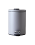 Pedal Trash Can Grey Stainless Steel 5L
