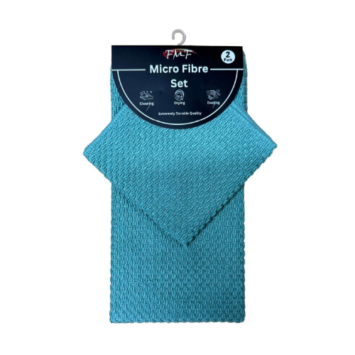 Microfibre Dish Cloth Set  Assorted 2pack