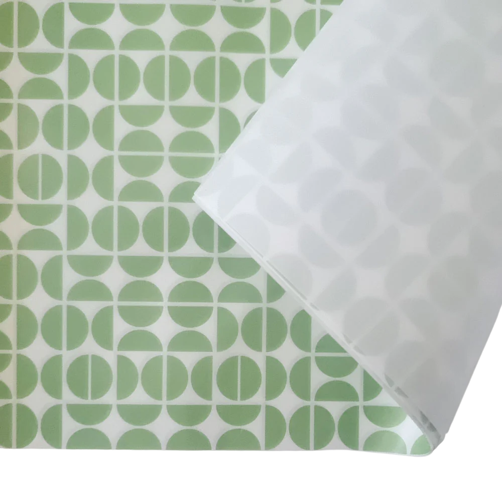 TIS234-1 Retro Green Tissue Paper - Image 1