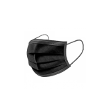 Face Mask Black Earloop 3PLY