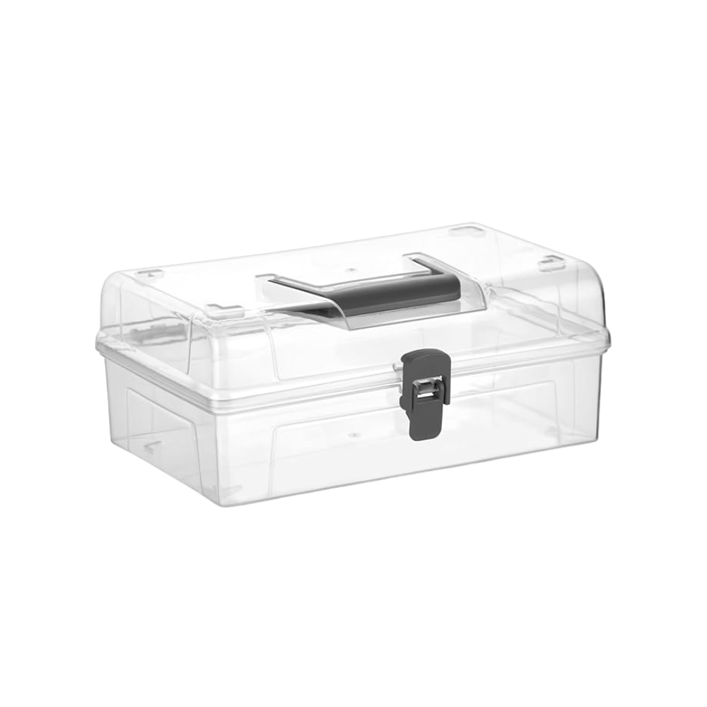 PLA788 Storage Box with Lid - Clear
