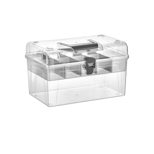 Storage Box with Lid - Clear Xmate