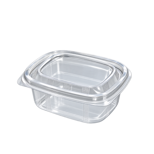 Clamshell rectangular clear 750ml T335