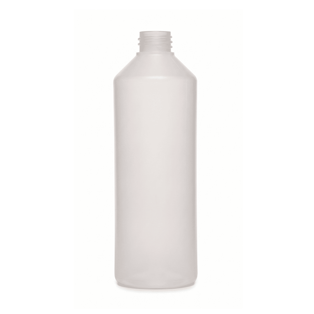 Bottle HDPE Round Natural 500ml Bottle HDPE Round Natural 500ml - Image 1